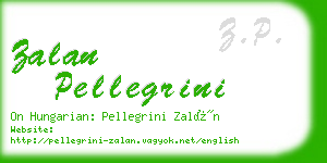 zalan pellegrini business card